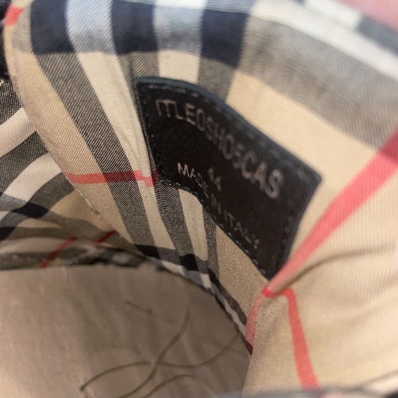 Mens London Burberry Shoes W/ Strap Size 44 Europe 11 US - Picture 7 of 8